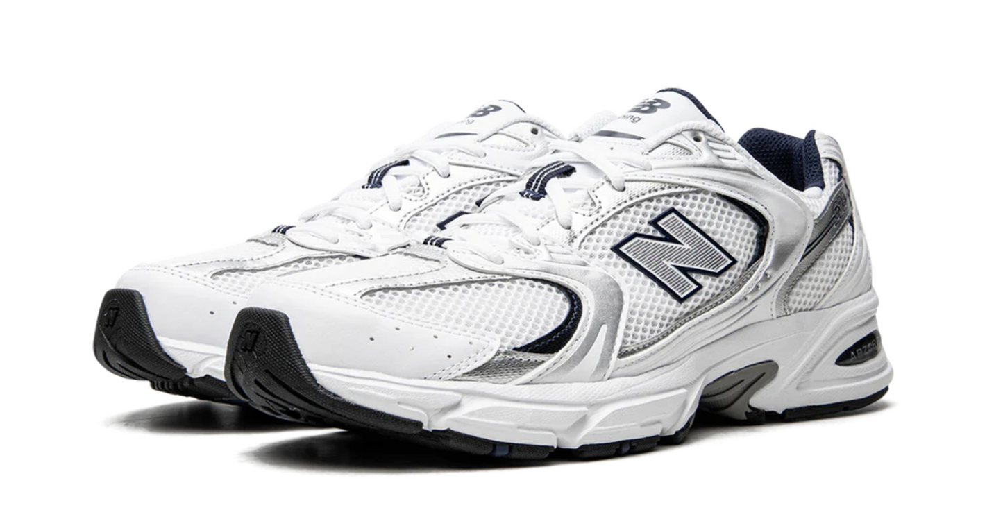 New Balance 530 White/Navy Men's Sizes